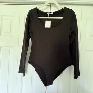 Black Long Sleeve Bodysuit